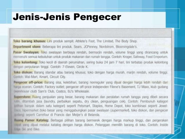Jenis sistem perdagangan