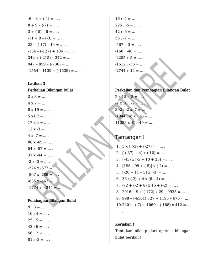 BAB 1 BILANGAN BULAT DAN BILANGAN PECAHAN.docx