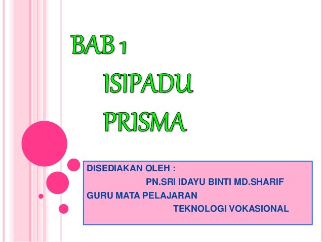 Bab 1 isipadu prisma