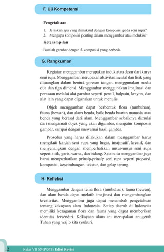 Bab 1 menggambar flora, fauna, dan alam benda | PDF