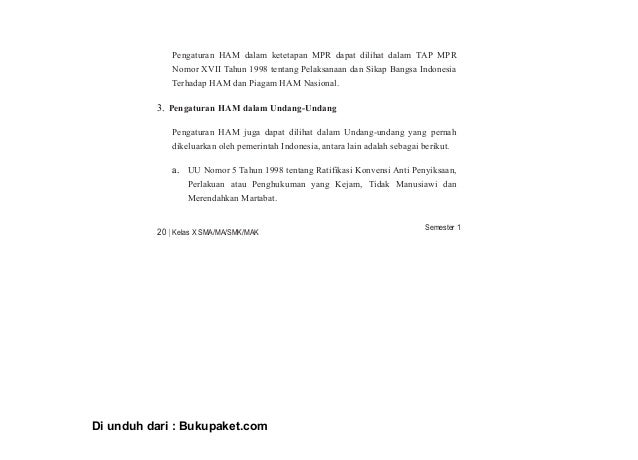 Bab 1 Napak Tilas Penegakan Hak Asasi Manusia Di Indonesia 6