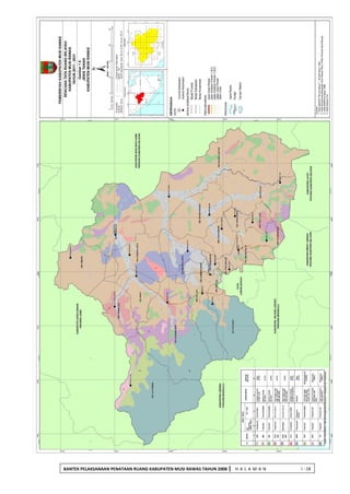 BANTEK PELAKSANAAN PENATAAN RUANG KABUPATEN MUSI RAWAS TAHUN 2008 | H A L A M A N I - 18 
 