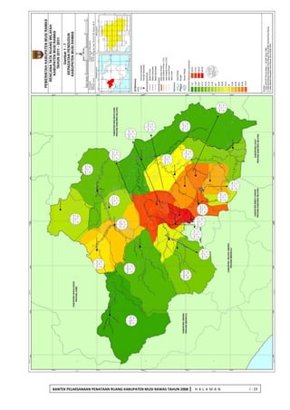 BANTEK PELAKSANAAN PENATAAN RUANG KABUPATEN MUSI RAWAS TAHUN 2008 | H A L A M A N I - 19 
 