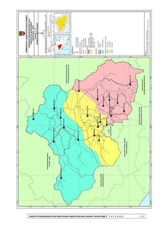 BANTEK PELAKSANAAN PENATAAN RUANG KABUPATEN MUSI RAWAS TAHUN 2008 | H A L A M A N I - 21 
 