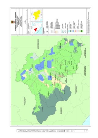 BANTEK PELAKSANAAN PENATAAN RUANG KABUPATEN MUSI RAWAS TAHUN 2008 | H A L A M A N I - 24 
 