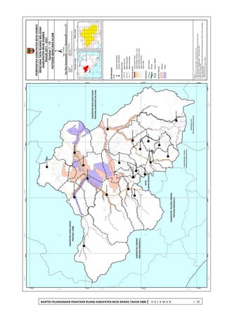 BANTEK PELAKSANAAN PENATAAN RUANG KABUPATEN MUSI RAWAS TAHUN 2008 | H A L A M A N I - 35 
