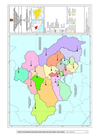 BANTEK PELAKSANAAN PENATAAN RUANG KABUPATEN MUSI RAWAS TAHUN 2008 | H A L A M A N I - 5 
 