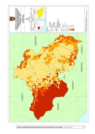BANTEK PELAKSANAAN PENATAAN RUANG KABUPATEN MUSI RAWAS TAHUN 2008 | H A L A M A N I - 6 
 