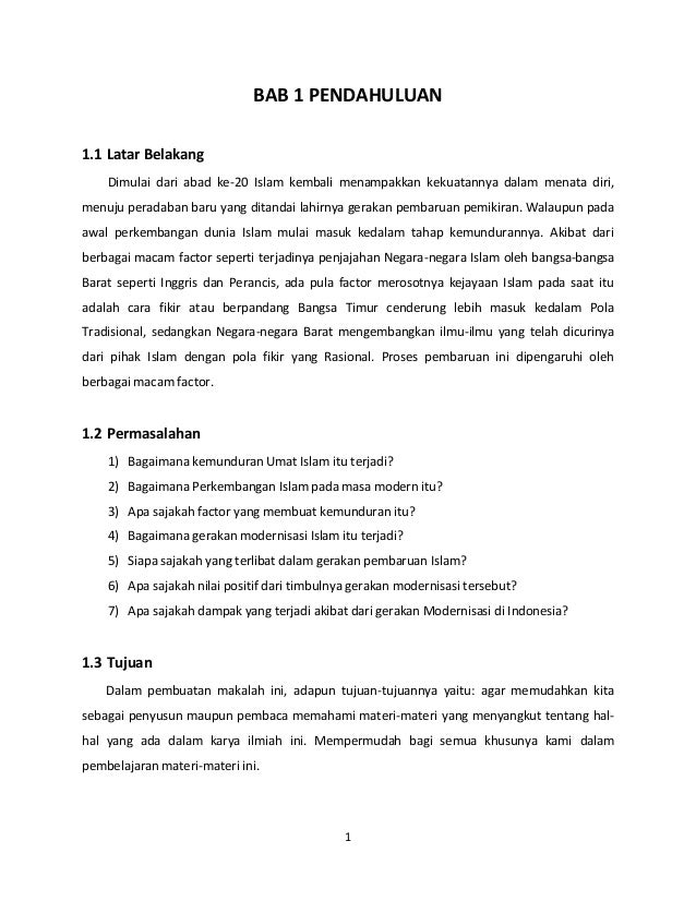 Makalah Islam Masa Modern Ok