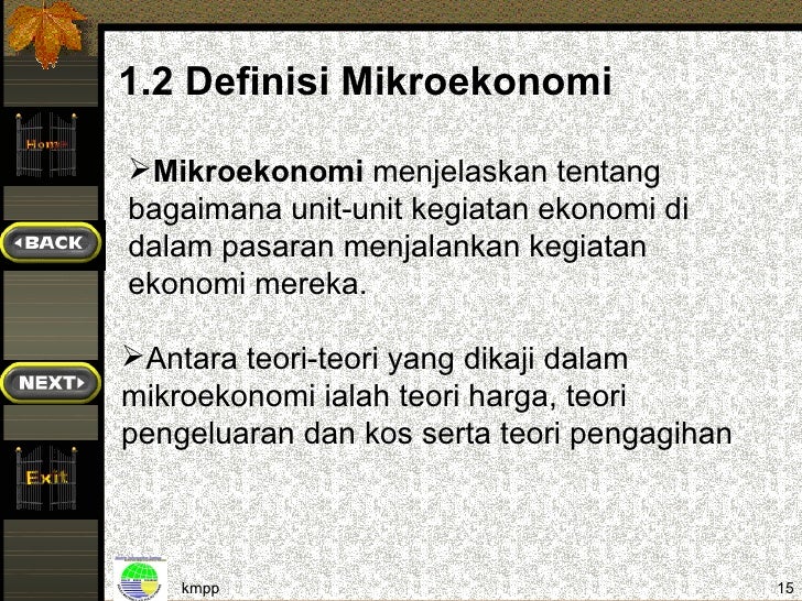 Bab 1 Pengenalan Mikroekonomi