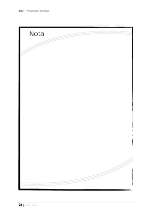 Bab 1 :: Pengenalan Tamadun
26 | C T U 5 5 1
Nota
 