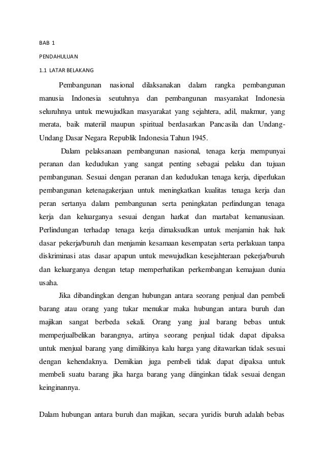 Bab 1 permintaan tenaga kerja