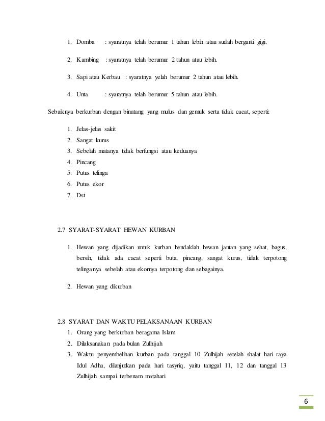 Makalah Qurban