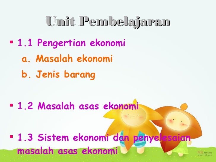 Bab1 - Pengenalan kepada ekonomi (tingkatan 4)