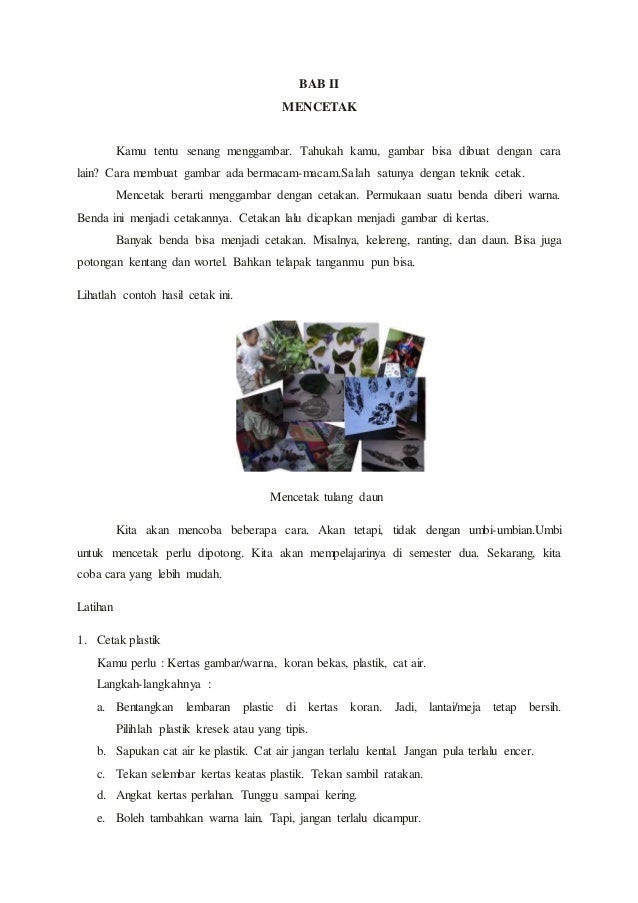 Bab 1 Seni 2 Dimensi 1