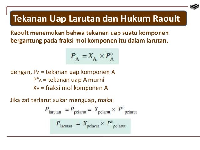 Sifat sifat koligatif larutan