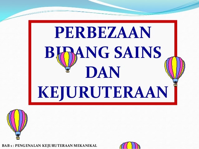 Bab 1 Ting 4 Pengenalan Kejuruteraan Mekanikal