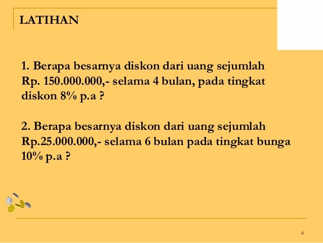 Matematika Keuangan Tingkat Diskon Dan Diskon Tunai