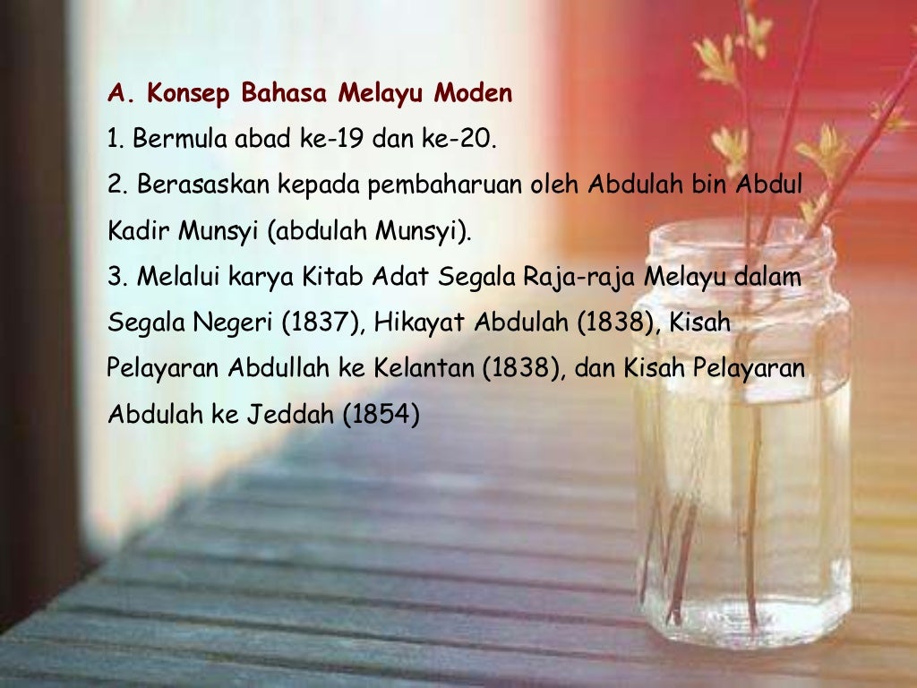 BAB 2 - BAHASA MELAYU MODEN & UNSUR ASING