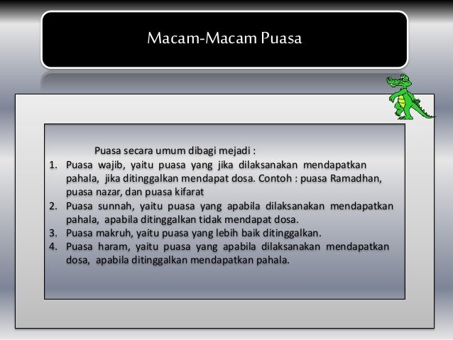 Materi Fiqih Puasa