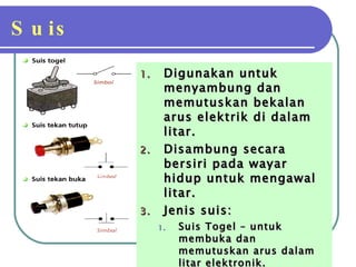 KHB TING 2 - Bab 2.1 Komponen Elektronik | PPT