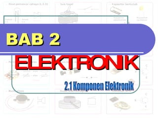 BAB 2 ELEKTRONIK 2.1 Komponen Elektronik 