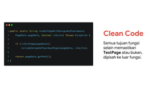 clean code functions (java) | pdf | parameter... Clean Method | PDF