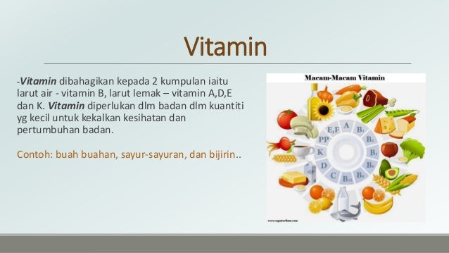 Bab 2 nutrisi (Kelas Makanan)