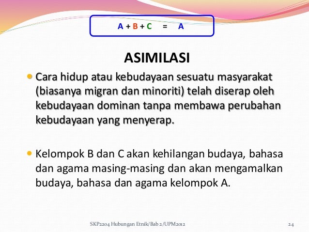 Bab 2 potret hubungan etnik