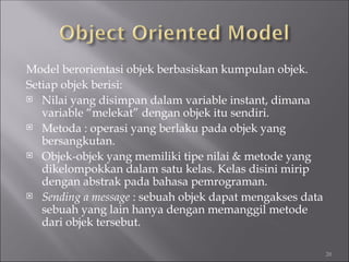 Sistem basis data pada bahasa pemrograman | PPT