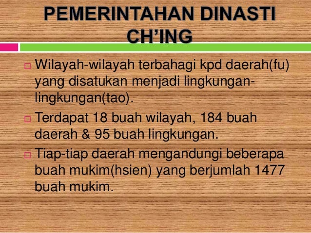 Bab 2 Sistem Pembesar Di China Sejarah Tingkatan 6 Penggal 1