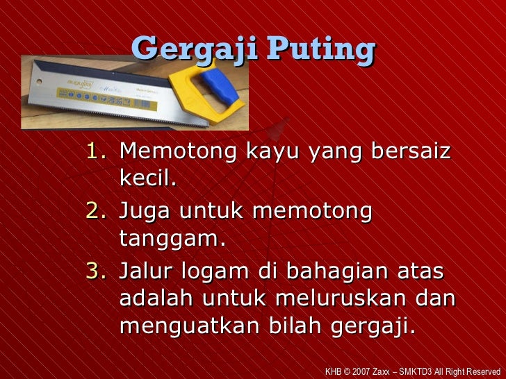 Khb Ting 1 Bab 2 3 Alatan Tangan Dan Mesin