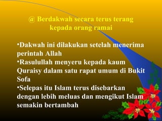 Bab 27 strategi perjuangan rasulullah di mekah | PPT