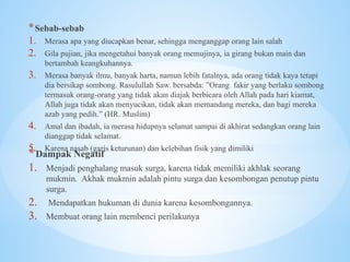 Nasab Rasulullah materi ayo menghindari akhlak tercela akidah akhlak kelas 10 kurikulum ...