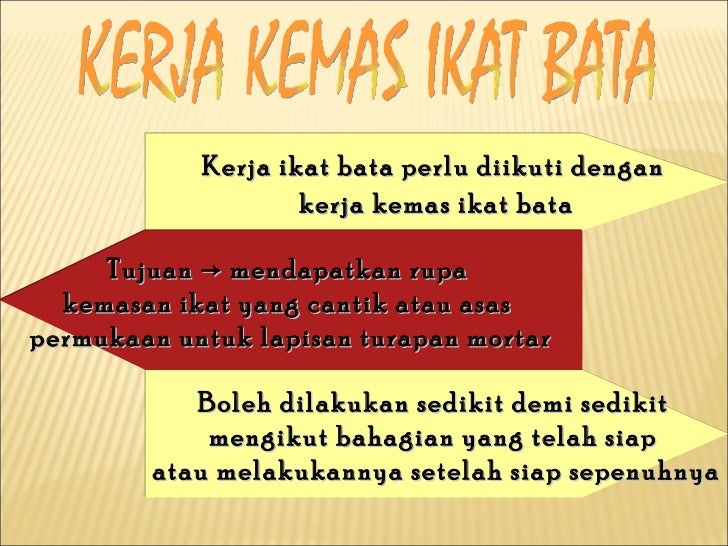 nisbah bancuhan simen untuk ikat bata