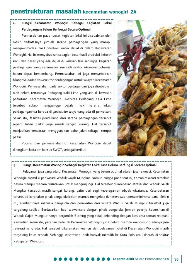 Buku Pintar Kabupaten Wonogiri Profil Kecamatan Wonogiri