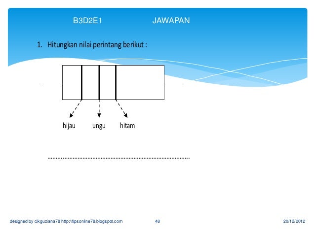 Soalan Dan Jawapan Litar Elektrik - Ndang Kerjo