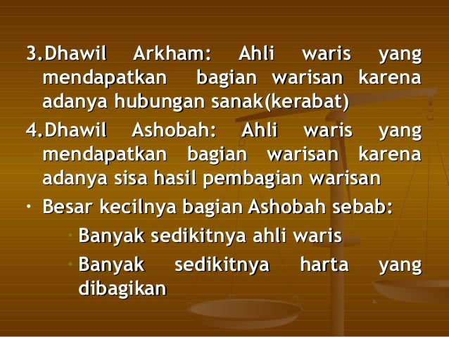 Makalah Pembagian Waris Dalam Islam Makalah