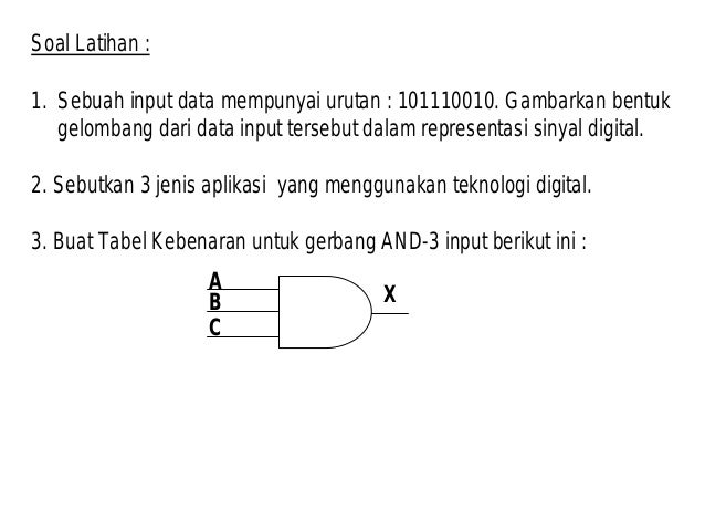 Gerbang logika dasar