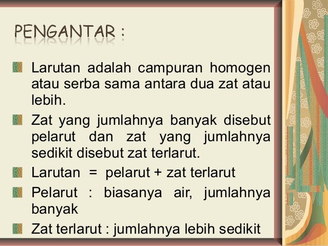 Sifat Koligatif Larutan Ppt