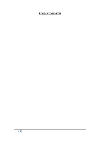 49
LEMBAR TUGAS/KUIS
 