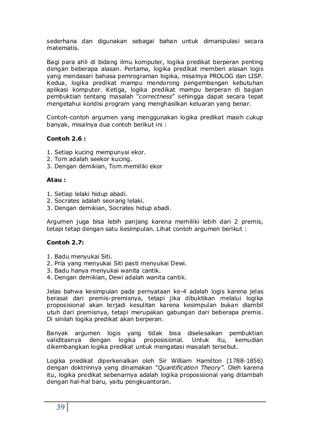 Bab 2 Logika Predikat Ta 2019