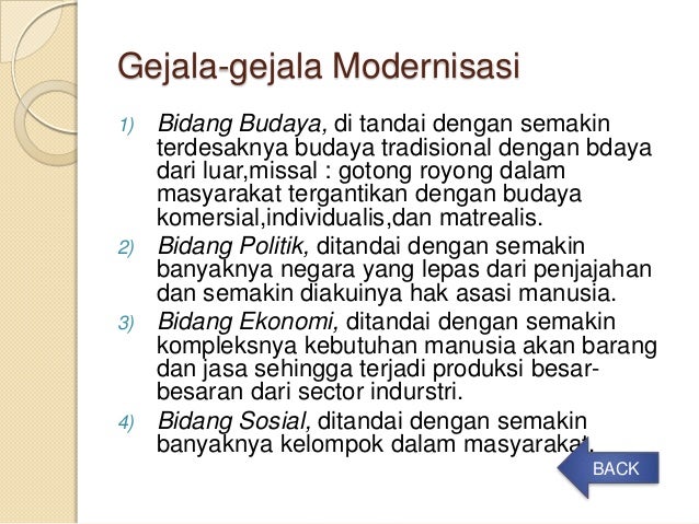 Bab 2 Modernisasi Dan Globalisasi