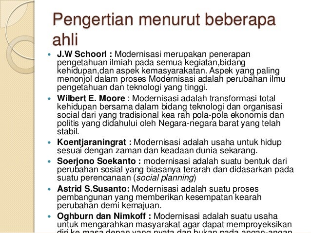 Bab 2 Modernisasi Dan Globalisasi