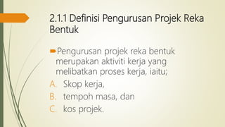 Komponen pengurusan projek