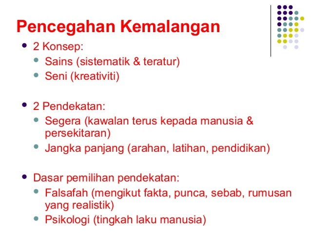 Bab 2 Punca Pencegahan Kemalangan