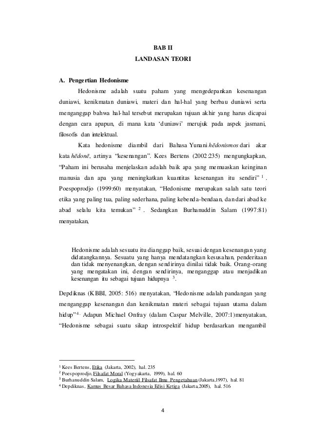 Makalah Bahasa Indonesia Hedonisme Di Lingkungan Stba Pia Bab 2
