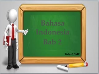 {
Bahasa
Indonesia
Kelas 8 SMP
Bab 2
 