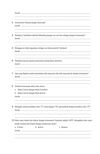 Bab 2 suhu dan pengukurannya