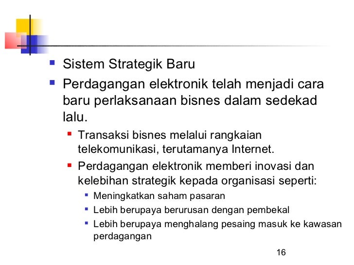 Sistem perdagangan elektronik
